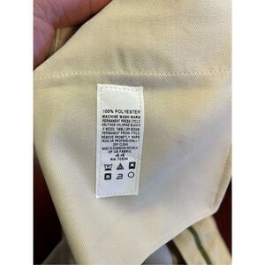 Pete Huntington Hand Crafter Green & Orange Tropical Print Short Sleeve Button D